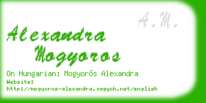 alexandra mogyoros business card