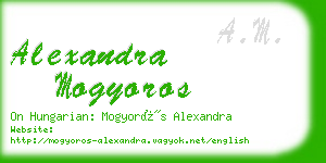 alexandra mogyoros business card